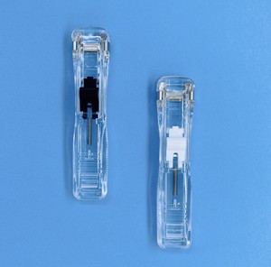 Máy Dập Ghim Không Viền Màu Trong Suốt Máy Dập Ghim Không Móng Tay Đơn Giản Cho Học Sinh - Product Image 2