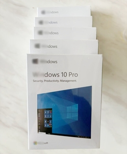 Caja de venta al por menor USB Win 10 Pro con licencia de por vida 100% Activación en línea Global Código clave Win10 Software MS Paquete completo en stock