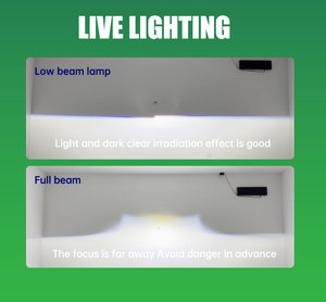Düşük ışın serin beyaz ışık IP67 su geçirmez H4 H7 O.E ile LED projektör far yükseltme kiti 3 inç matris. Hayır. - Product Image 6