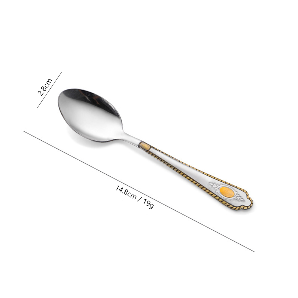 Cuchara de té perfumada con espejo