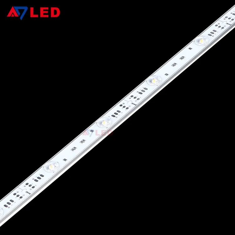 Alta Lumen SMD3020 24V striscia rigida LED 12 LED Per metro luce posteriore Per segno pubblicità FCC certificata con corpo lampada in alluminio