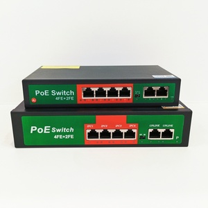 OEM 1024MN/PE 4 POE + 2 Uplink 250M IP 100Mbps yönetilmeyen ağ anahtarları QoS için güvenlik kamerası Ethernet RJ45 Uplink anahtarı stok - Product Image 4