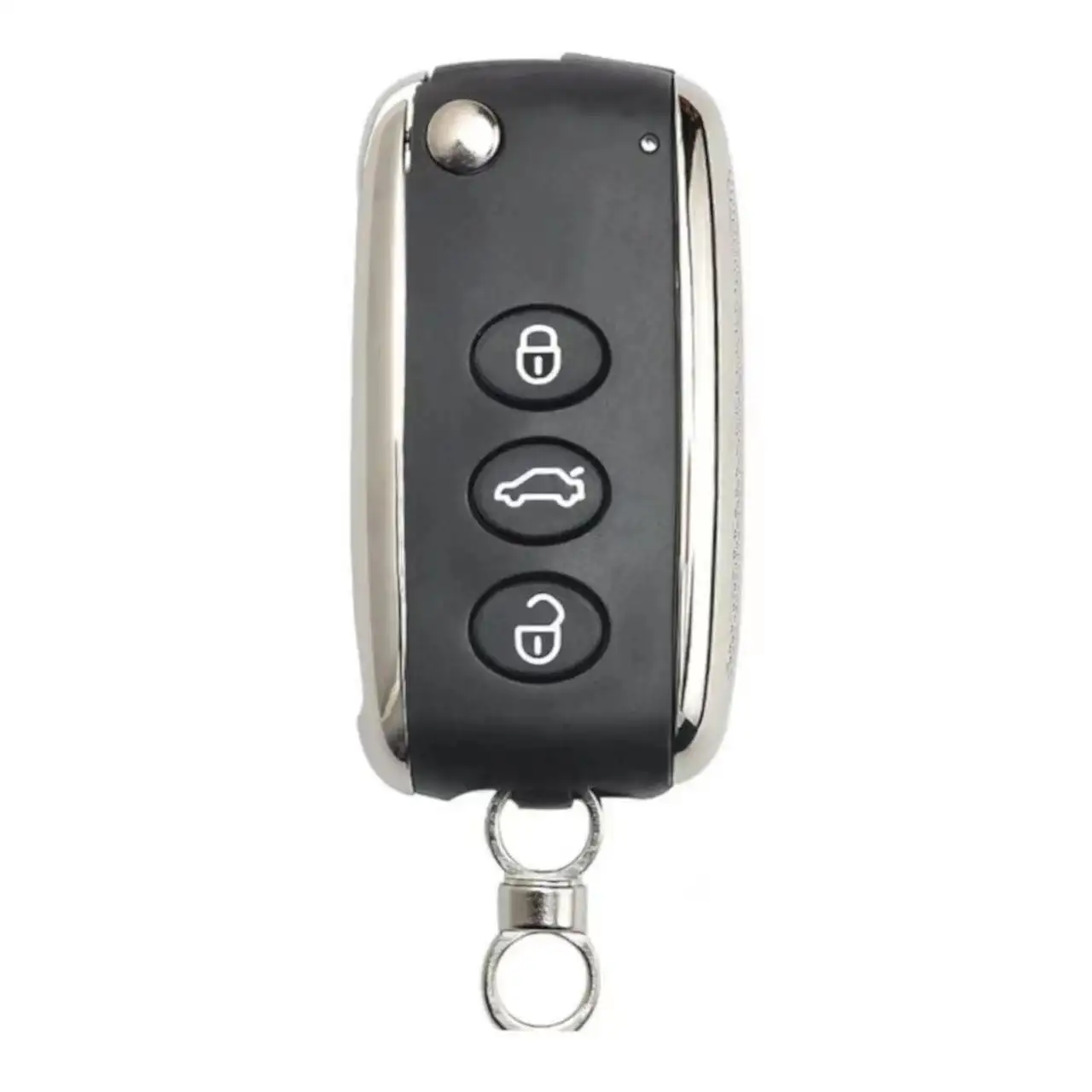 For Bentley 3 Buttons Modified Folding Flip Blank Fob Key Case Remote Smart Key Shell
