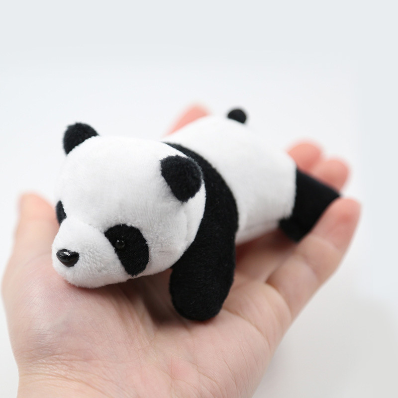 About 10 cm small cuddly panda