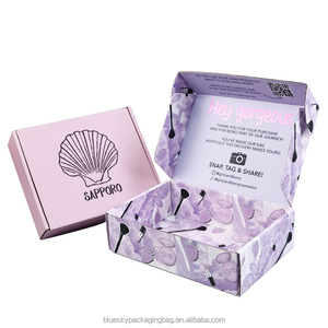 带手柄的可折叠矩形纸盒-高级礼品包装盒礼品包装 - Product Image 2