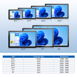 Pantalla táctil inteligente Computadoras todo en uno 15,6 "21,5" 32 "Pulgadas AI habilitado Multi táctil para hogares inteligentes Contadores minoristas inteligentes - Product Image 5
