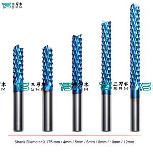 SRM PCB Corn <strong>Cutter</strong> Corn Teeth End Mill Milling <strong>Cutter</strong> 0.15-6mm 38 <strong>50mm</strong> Coarse Corn Printed Circuit Board <strong>Cutter</strong> for Aluminum - Product Image 2