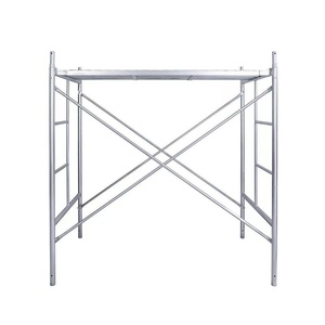 Hệ thống giàn giáo nâng bằng thép hình chữ H màu vàng có thể điều chỉnh, dùng ngoài trời, làm bằng kim loại - Product Image 1