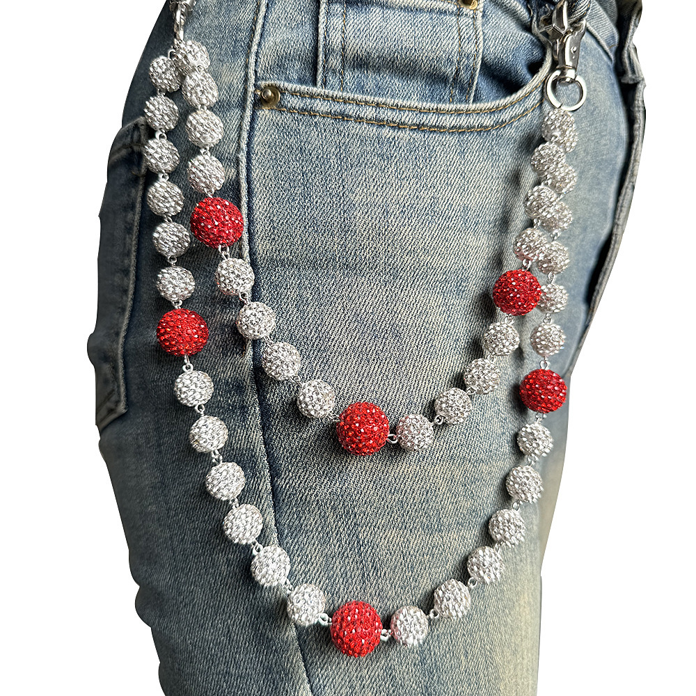 White red beads (12 16mm beads)