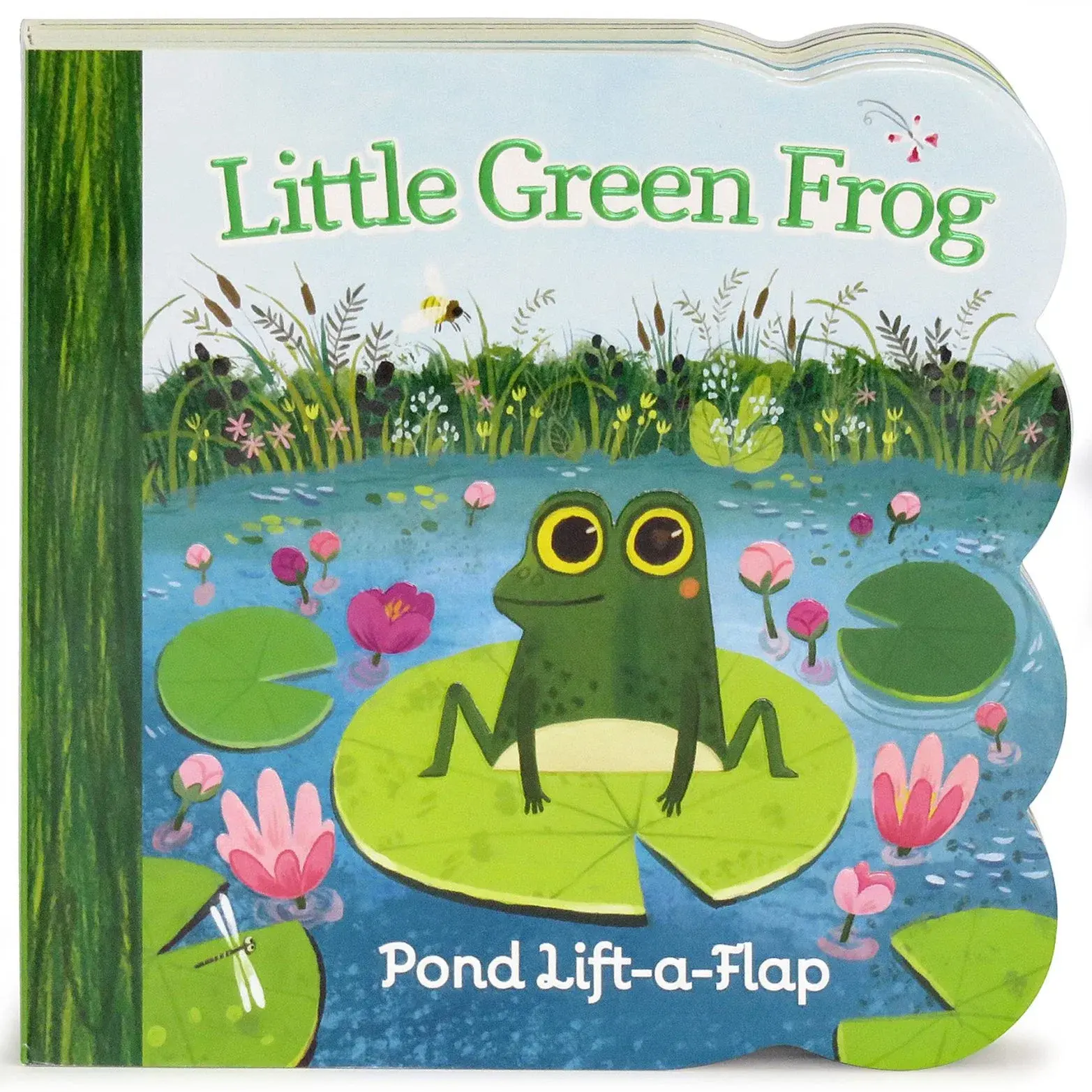 Crianças Board Story Book Pouco Green Frog Lift Flip Flap Livros Impressão