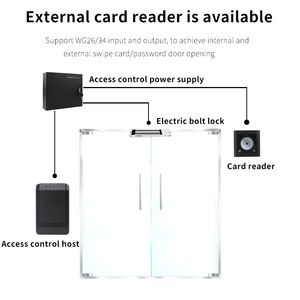 Impermeabile NFC 13.56MHz IC Standalone sistema di controllo accessi RFID Wiegand a porta singola - Product Image 6