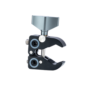 C-Clamp อเนกประสงค์สำหรับที่ยึดเดสก์ท็อปที่ยึดอลูมิเนียมแบบปรับได้ตัว C-Clamp ตัวเชื่อมต่อแบบคู่ที่ยึดสำหรับตั้งโต๊ะ - Product Image 1