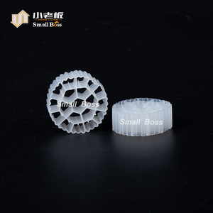 K3 mbbr 25x10 mét Bio Lọc phương tiện truyền thông 19 lỗ HDPE Bio tàu sân bay cho thành phố nước thải - Product Image 3