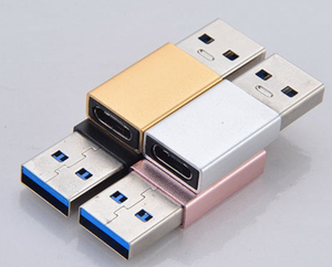 定制金属 USB 3.1 C 型至 USB3.0 OEM 数据充电转换器适配器 - Product Image 2