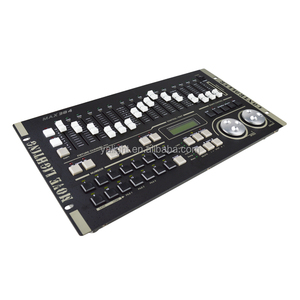 MAX384 DMX 512คอนโซลเวทีแสง RGBW ดิสโก้คอนโซลย้ายหัวควบคุมไฟ LED สำหรับเวทีดิสโก้