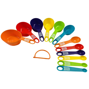 Hộ gia đình nhà bếp Baking phụ kiện nhựa 12 cái đo cup Đo muỗng Bộ - Product Image 2