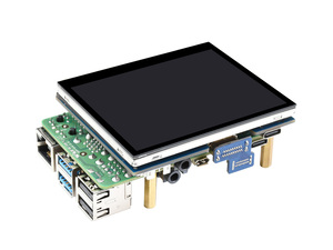 3.5 pollici LCD (E) Waveshare capacitivo Touch IPS Display LCD (E) 640x480 Jack Audio per Raspberry Pi OS Ubuntu Kali WIN10 IoT - Product Image 5