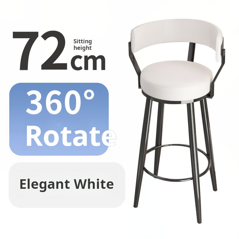 Hauteur assise 72 + athènes blanc + rotation de 360 degrés