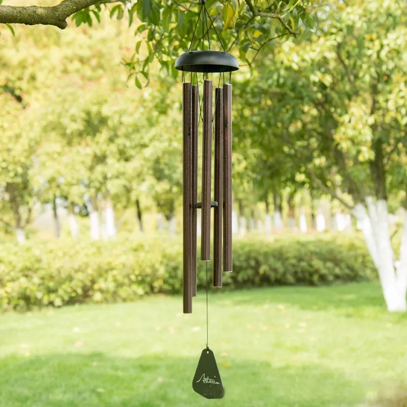 Décoration de jardin extérieur Les grands carillons éoliens créent une atmosphère zen adaptée à la décoration de patio de jardin extérieur