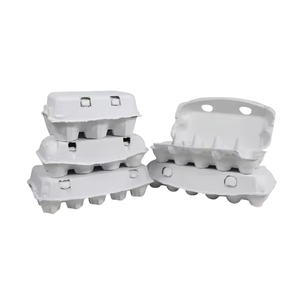 Hộp đựng trứng bảo vệ môi trường chống sốc khay trứng phân hủy, khay trứng bột giấy loại bỏ để vận chuyển - Product Image 4