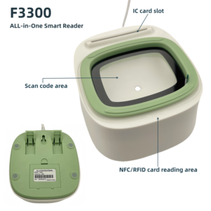 El lector de tarjetas NFC de tarjeta con chip IC F3300 Admite código QR multicódigo PDF417 matriz de datos 1D escáner de código 2D - Product Image 5
