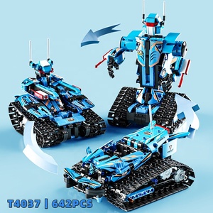Nuevo STEM APP control remoto ingeniería coche bloques de construcción ensamblar modelo juguete educativo 3IN1 DIY programación Robot Kit