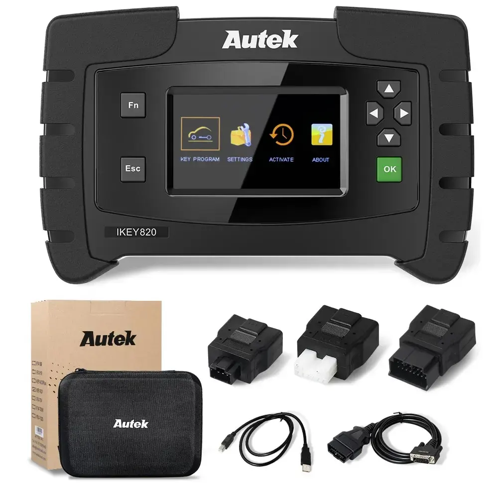 원래 Autek IKey820 OBD2 자동차 키 자동 키 프로그래머 범용 전문 도구 자동차 자동 스캐너 진단 도구 ikey 820