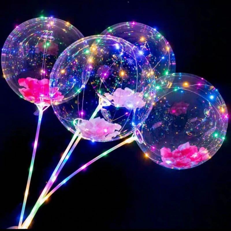 Style électronique à pétales lumineux