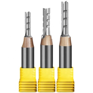 JC TCT yönlendirici Bit 1/2*8*26 düz freze kesicisi MDF ahşap için 1/2 ve 1/4 Shank ile özel ODM ve OEM destek - Product Image 3