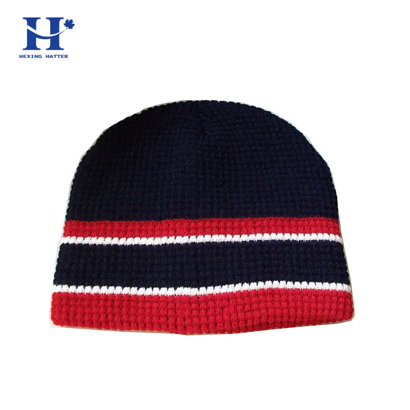 Gorro deportivo con logotipo bordado personalizado, gorros de invierno, gorro de punto gráfico para adultos, gorro de Navidad, gorro de Papá Noel, gorro de punto de invierno