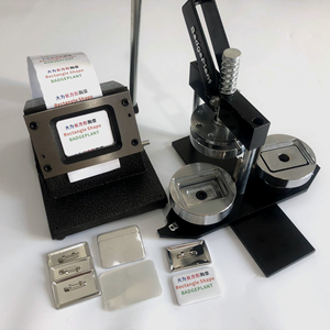 מלבני tinplet מכונה תג כפתור כולל מכונת תג כפתור חותך עובש - Product Image 3