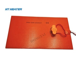 Silicone Heating <strong>Pad</strong> 380v Silicone Rubber <strong>Heater</strong> with Thermocouple 420mm - Product Image 5