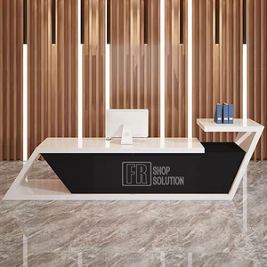 现代设计常设木制沙龙办公室接待柜台前台出售 - Product Image 2