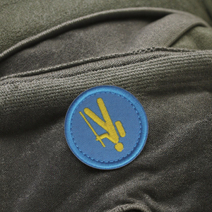 Factory Wholesale in Stock Custom Round Shape Embroidered Badge <strong>Boy</strong> <strong>Scouts</strong> Embroidery Patch Custom LOGO Patches With Hook &amp; Loop - Product Image 1