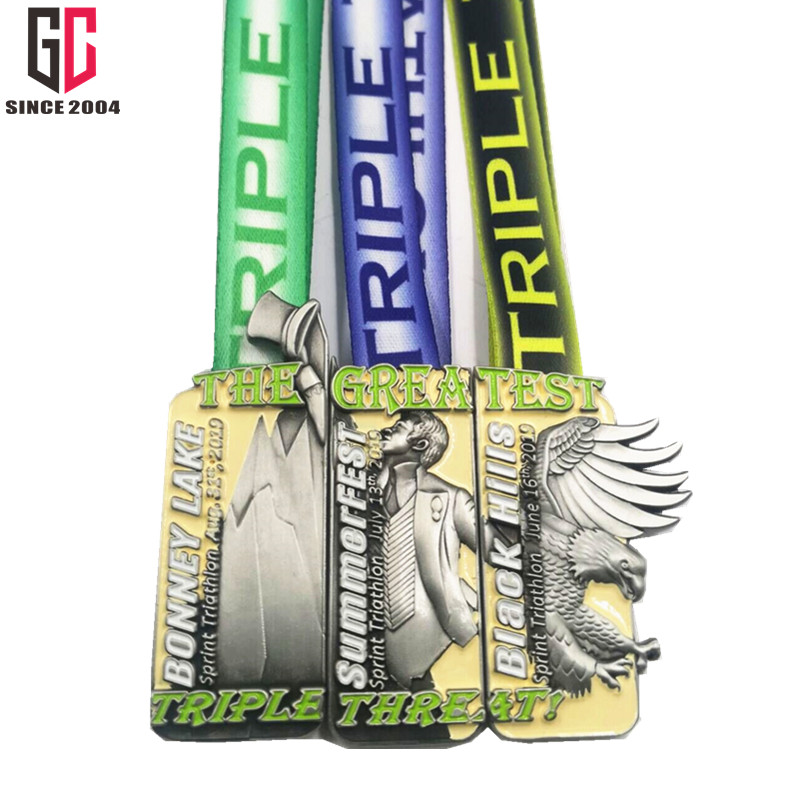 3 medallas se convierten en 1 medalla