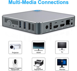 2022 AK7 InteI PC Apollo Lack Metall N3350 J4125 J3455 mit Win10 & Linux Dual Display Connect Projektor Gaming Mini-PC-Computer - Product Image 6