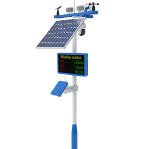4G/ソーラーパワー7-in-1 UV/ライト/雨/風/圧力/温度/湿度自動ワイヤレス気象ステーション