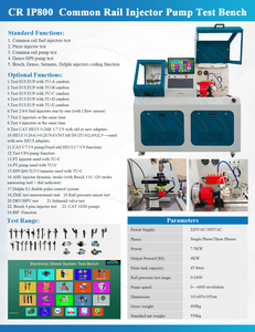 Common Rail Double Platform New <strong>Design</strong> CR-IP800 CRDI High Pressure Injector Pump Test Bench - Product Image 4