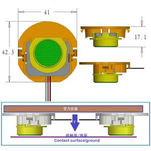 Cella di carico da 50kg con sensore di peso a mezzo ponte modulo scala corpo umano per sensori di pesatura Arduino Loadcell - Product Image 4