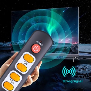 X903 6 tuşları kolay işletmek Rf Ir uzaktan kumanda büyük düğme öğrenme uzaktan Tv Set-top Box Dvd için uzaktan kumanda - Product Image 5