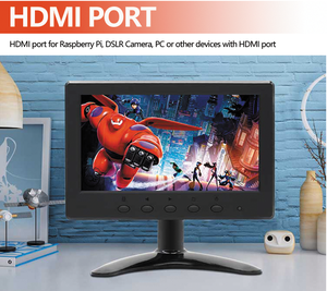 Supplier <strong>Lcd</strong> <strong>Led</strong> 7 Inch <strong>Monitor</strong> Mini Small HDMI VGA AV <strong>BNC</strong> Interface Car 7 Inch HD Desktop Small <strong>Monitor</strong> for Camera/Bus - Product Image 4