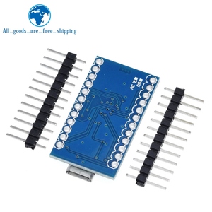 TZT Pro Micro ATmega32U4 5V 16MHz Ersetzen Sie ATmega328 für Arduino Pro Mini durch 2-reihigen Pin-Header für Leonardo Mini-USB-Schnitts telle - Product Image 2