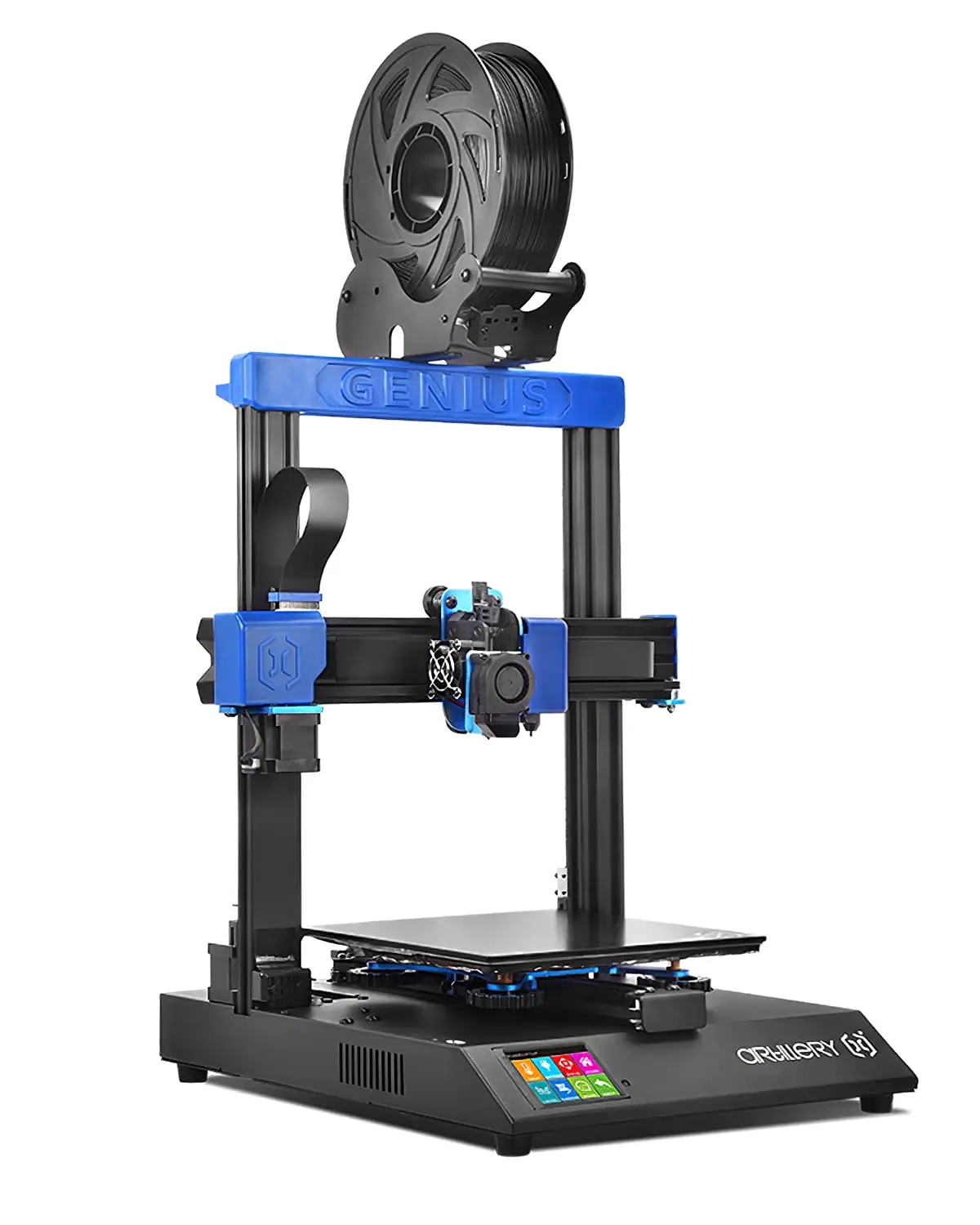 Artiglieria Genius Pro stampante 3D, ad alta precisione a doppio asse Z di rilevamento del filamento di protezione del letto caldo