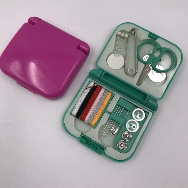 Mini Kit de costura de bolsillo para viaje, bricolaje, personalizado, para el hogar