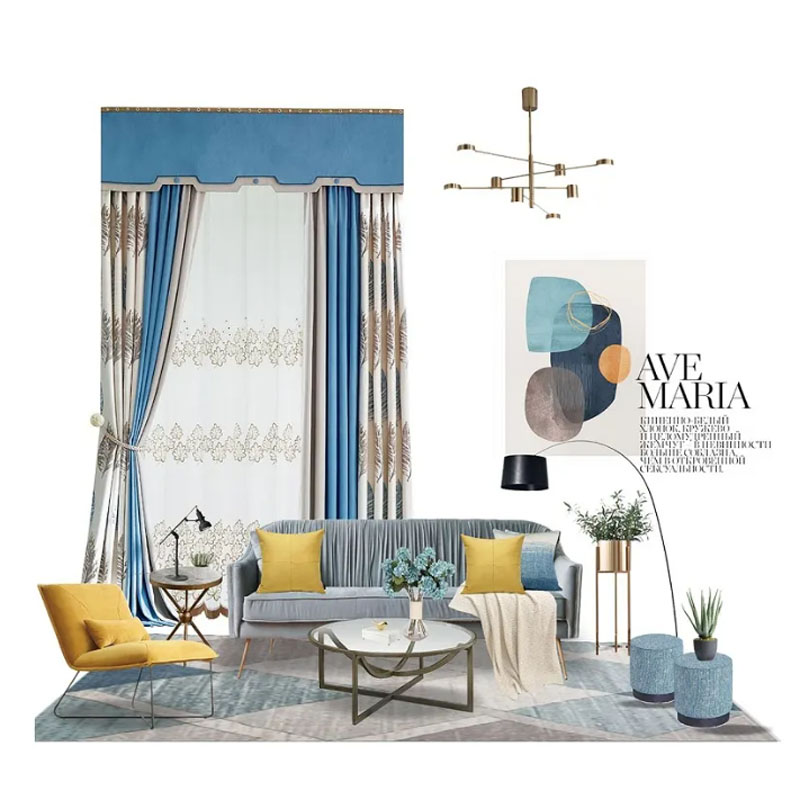 LiIy White Dusk Blue