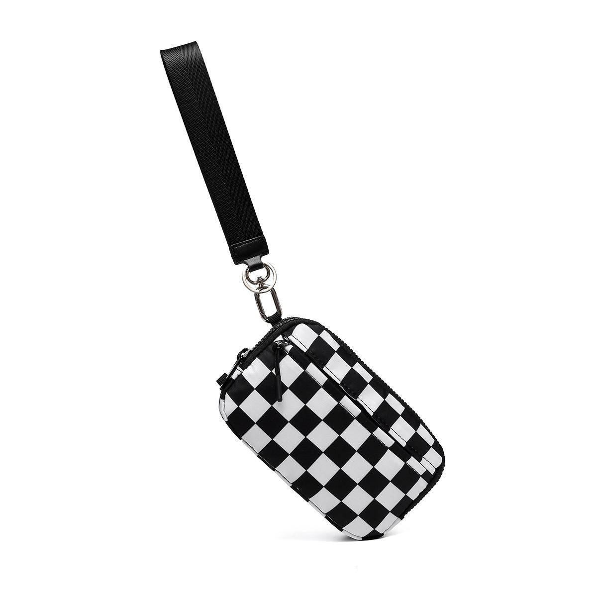 MG6007 ลายตารางหมากรุกสีดำและสีขาว