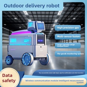 Intelligente AI Voice Gegenseitige Unterstützung Unbemannter Liefer roboter für die Sicherheit im Freien Multifunktion aler Community Service Courier - Product Image 2