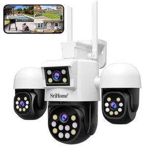 8MP กล้องวงจรปิดแบบมีลูกกระสุนมุมกว้างพิเศษระบบกล้อง IP 4เลนส์180 ° ดูภาพพาโนรามา5X ซูมพร้อมเซ็นเซอร์ CMOS ในตัว - Product Image 6