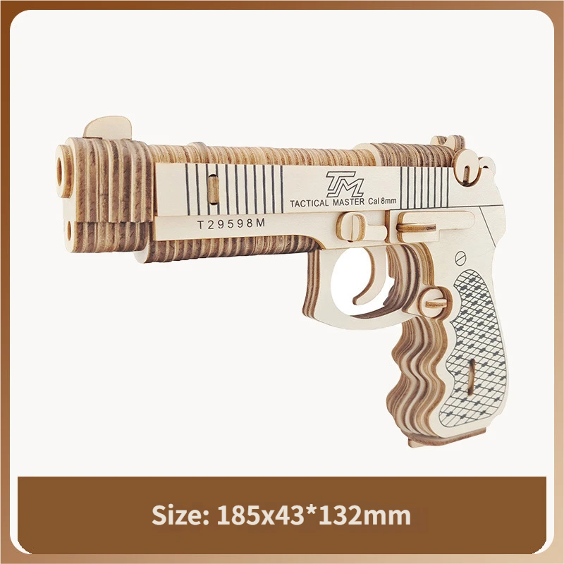 Pistolet courbé (2 grandes feuilles)