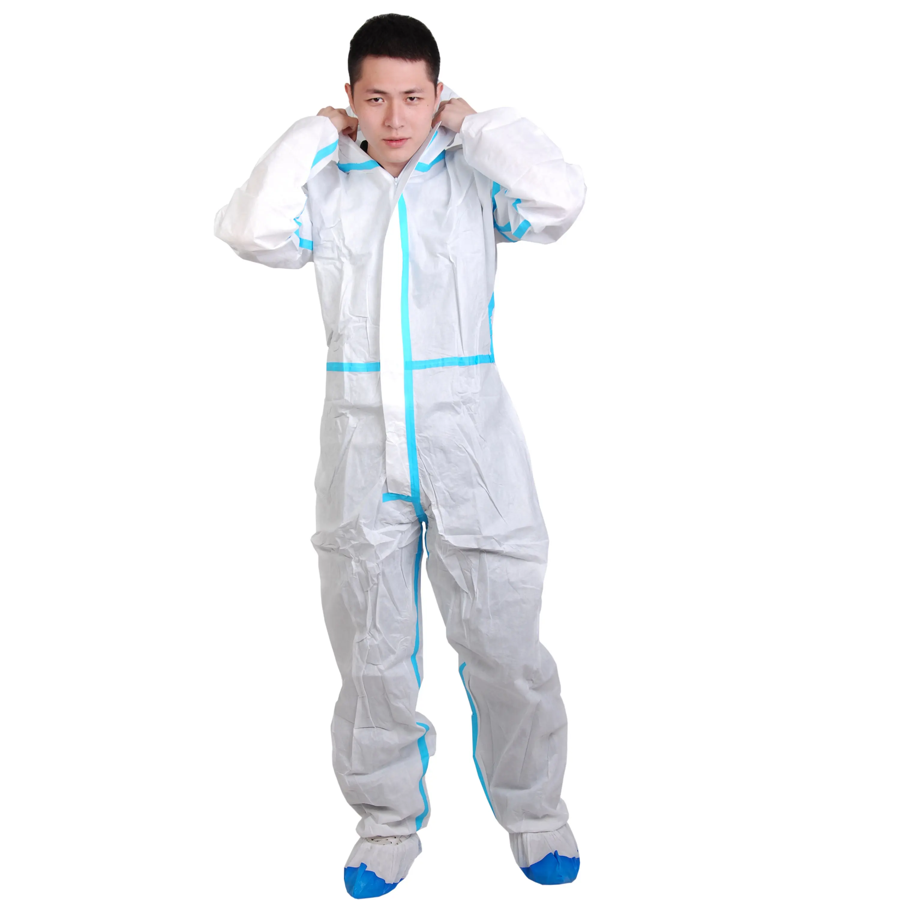 Uniforme de travail Vêtements de protection Combinaisons antistatiques imperméables Type 5 6 Combinaison microporeuse Combinaison minière
